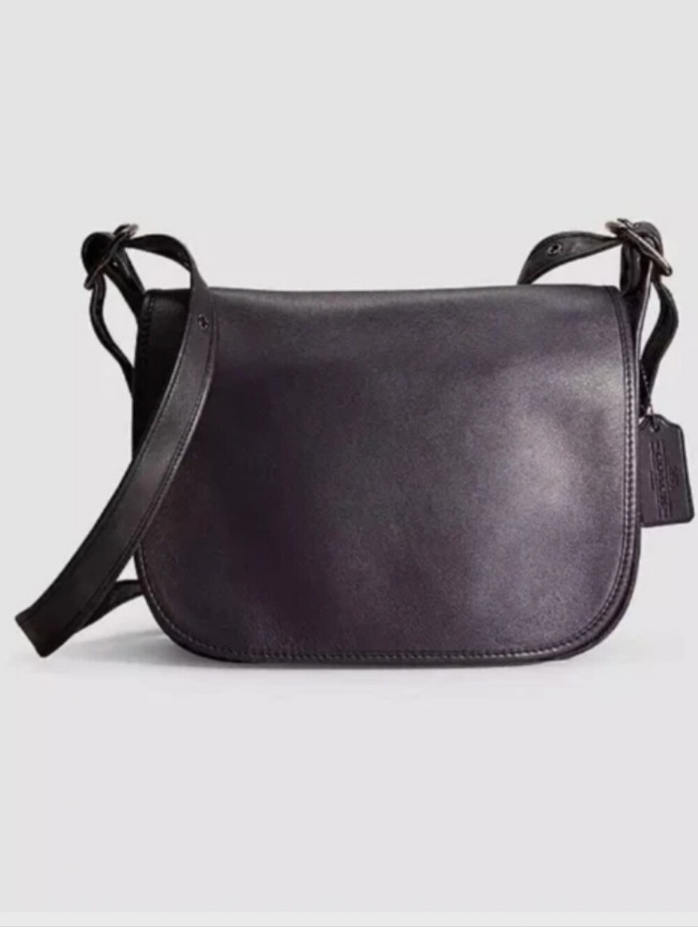 Coach 75th Anniversary Limited Edition Saddle Bag In Midnight Navy